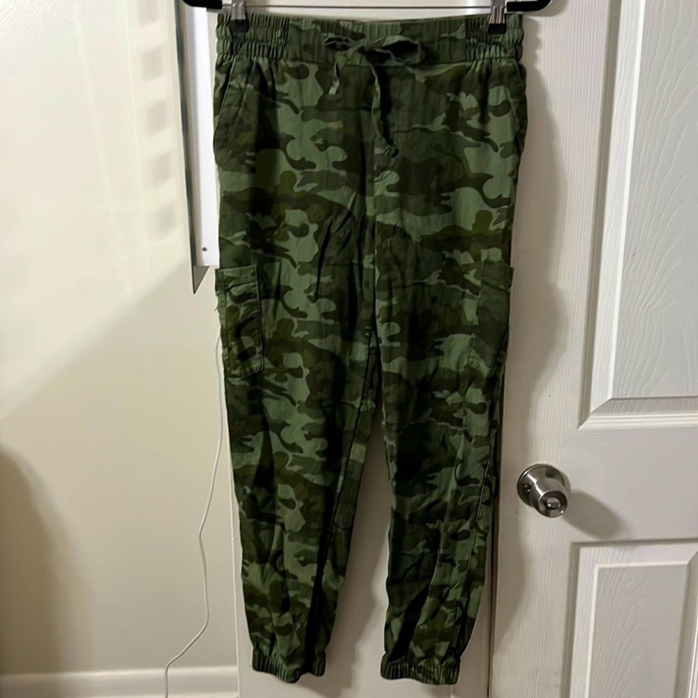 Linen High rise tapered jogger